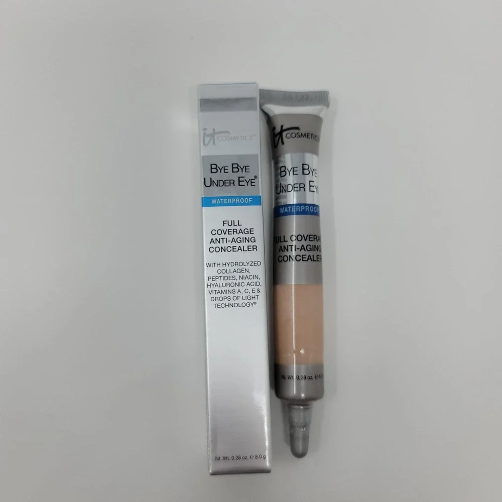 IT Cosmetics Bye Bye Under Eye Waterproof Concealer Neutral Medium 0.28oz New‎